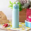 Atlas Water Bottle 620ml Vacuum Insulated Stainless Steel Ultra Light One Touch Bottle Blue Airist Hot Water Thermal/Cold AROW-600BL