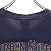 Harley Davidson Back Print BOURBON STREET Short Sleeve T-shirt XL Navy Men's Used