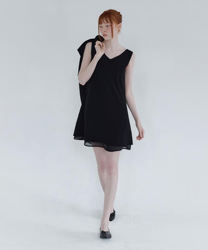 Micene Lior Mini Dress - Ruffle Blouse Set
