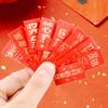 10Pcs Mini Chinese Red Envelopes Realistic Moisture-proof Micro Decor Mini Dollhouse Chinese Lucky Packet for Kids