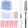 22 Pcs Flash Dust Magnet Starter Kit, 2 Types Telescopic Magic Duster