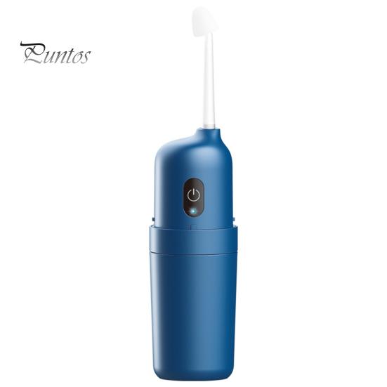 

1 комплект, 200 мл промыватель для носа с резервуаром для воды, высокочастотная зарядка через USB, вращающаяся головка, 3 шестерни, импульсный тип, промыватель для носа, ежедневное использование синий