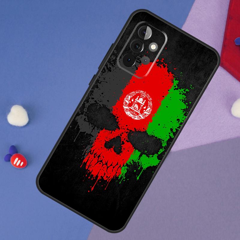 Afghan Afghanistan Flag Banner Case For Samsung Galaxy A52 A32 A22 A12 A13 A33 A53 A73 A50 A52S A51 A71 A14 A34 A54 Coque