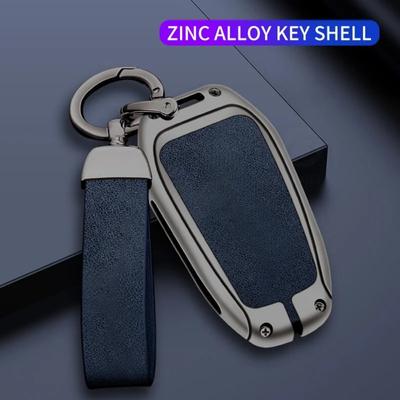 Car Zinc Alloy Key Case Bag for Peugeot GTLine 207 307 407 208 308 408 508 2008 3008 4008 5008 RCZ Car Key Chain Metal Key Shell