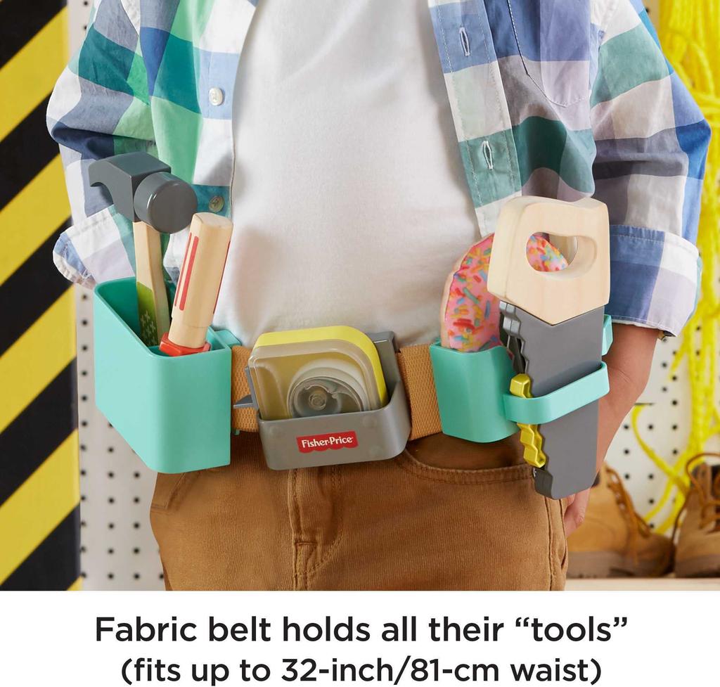 Wooden Pretend Play DIY Belt Wooden Toy GGT60 Fisher-Price Set,