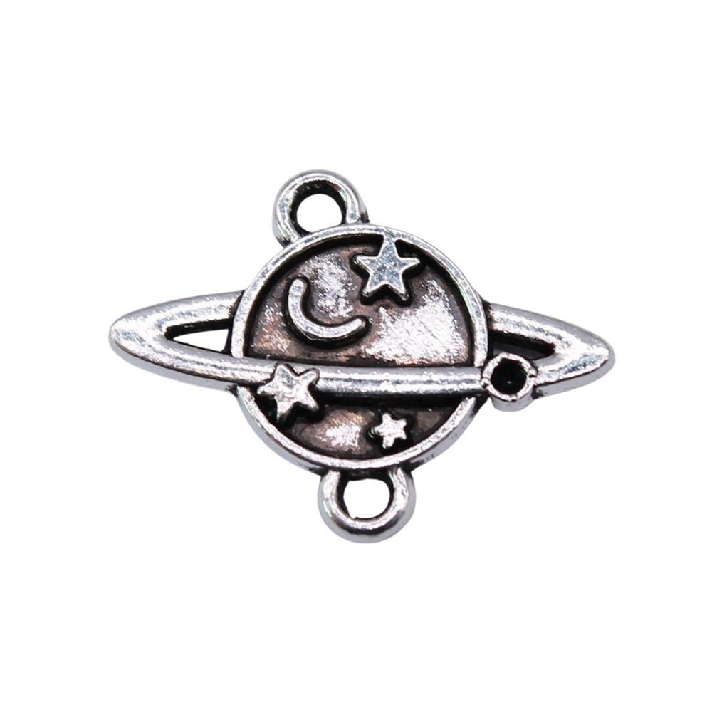 Double Star Connectors Moon For Celestial Themed Bulk Jewelry Findings