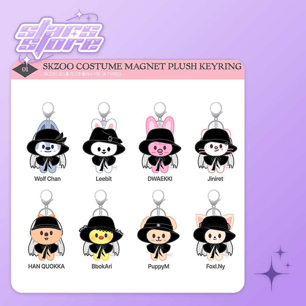 Stray Kids Nový Merch - 'Do it' POP-UP STORE SKZOO Kostýmový Magnet Plyšový Přívěsek na Klíče