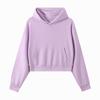 3 Large Fur Ring Solid Color Turtleneck Hooded Zipper Women's Short Hoodie Autumn and Winter Round Neck Fashion Sweater Women