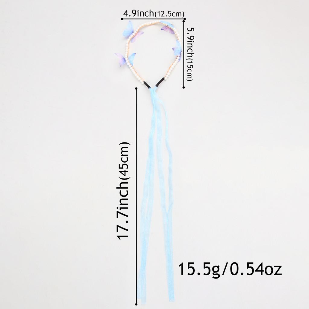 Fashion Tassel Hairband Novelty Headbands for Women Girls Sweet Butterfly Simple Streamer Tassel Headband Girls Hair Accessories