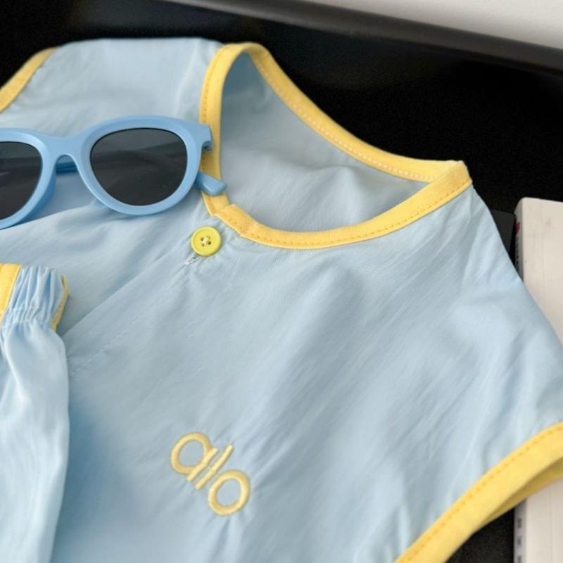 2Pcs/Set Summer Baby Clothes Set Newborn Leisure Embroidered Letter Quick-drying Fabric Short Sleeve Shirt + Shorts Outfit for Children