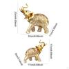 Elephant Figurine Pair for Elegant Home Display