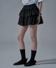 WAARFORWOMAN Wsk-03 Tiered Mini Skirt Pants_Black