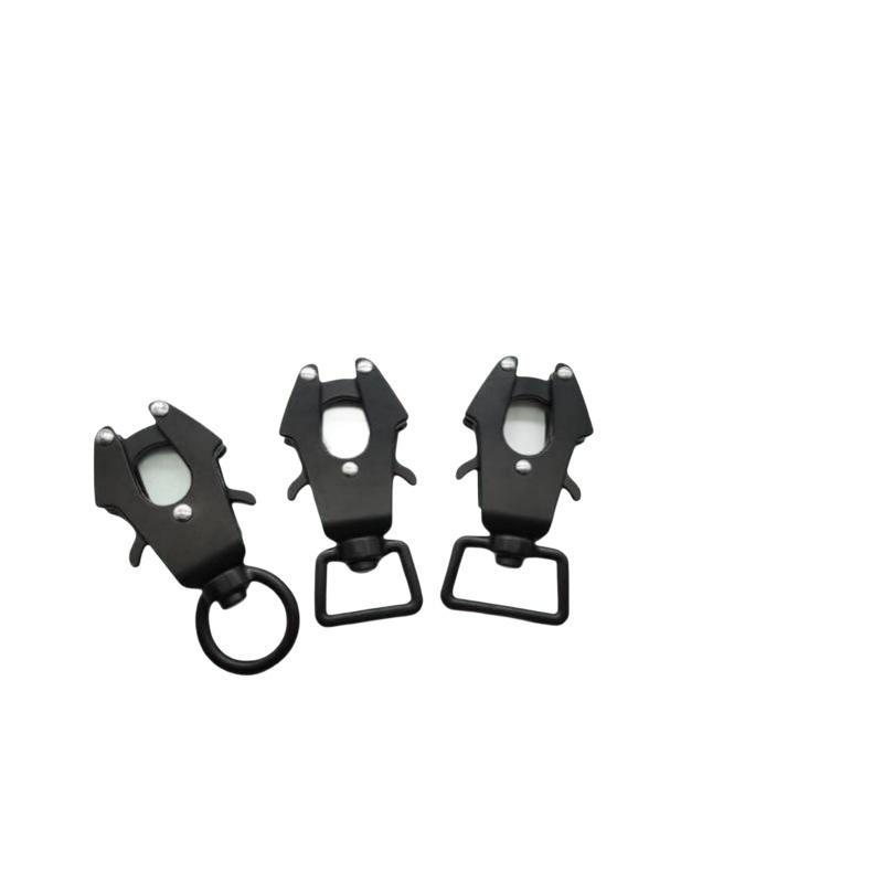 Dog Leash Clasp Dog Leash Collar Linking Swivel Frog Clip Quick Release Locking Pet Supplies Metal Hardware Buckle For Hiking