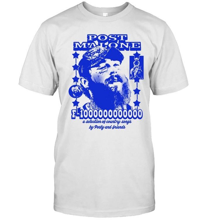Post Malone F-1 Trillion Ringer Style Graphic Tour Tee Unisex T-Shirt S