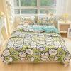 Orange Summer Quilts Washable Lace Kids Adult Single Double Queen Size Bed Thin Comforter Cute Cartoon Blanket for Girft