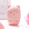Mini Makeup Sponge Egg 10 Colors Cosmetic Puff Cute Silicone Powder Puff Drying Holder Make Up Tool