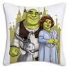 Federe per Cuscino Divertenti Shrek Film Fantasy Cartone Animato Divano Decorativo Casa Stampa Double-Sided Corto Peluche Cuscino Carino