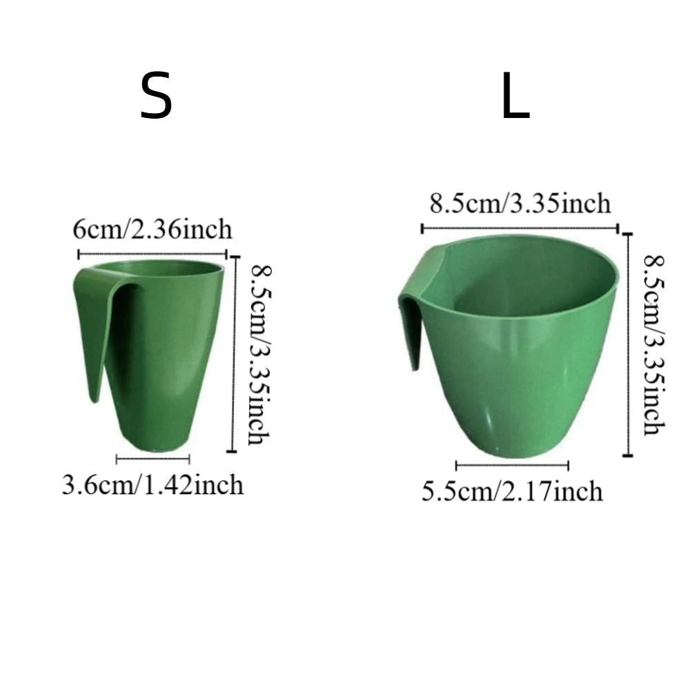 5PCS Hanging Strawberry Propagation Cups Green Easy Transplanting Breathable Cups Plastic Eco-Friendly Rooting Pots Balconies