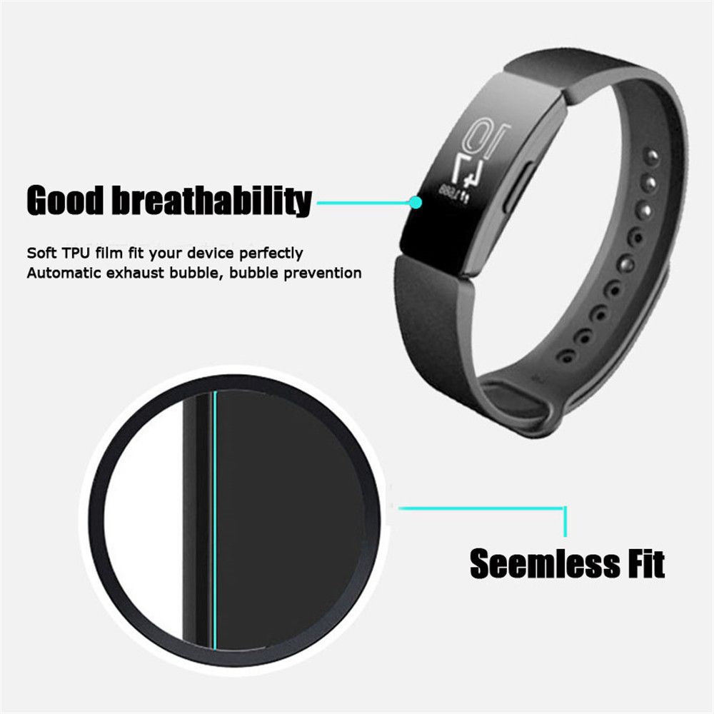 Protective case 2.5D Curved Screen Protector For Fitbit Inspire/Inspire HR Hydrogel Film Full Cover