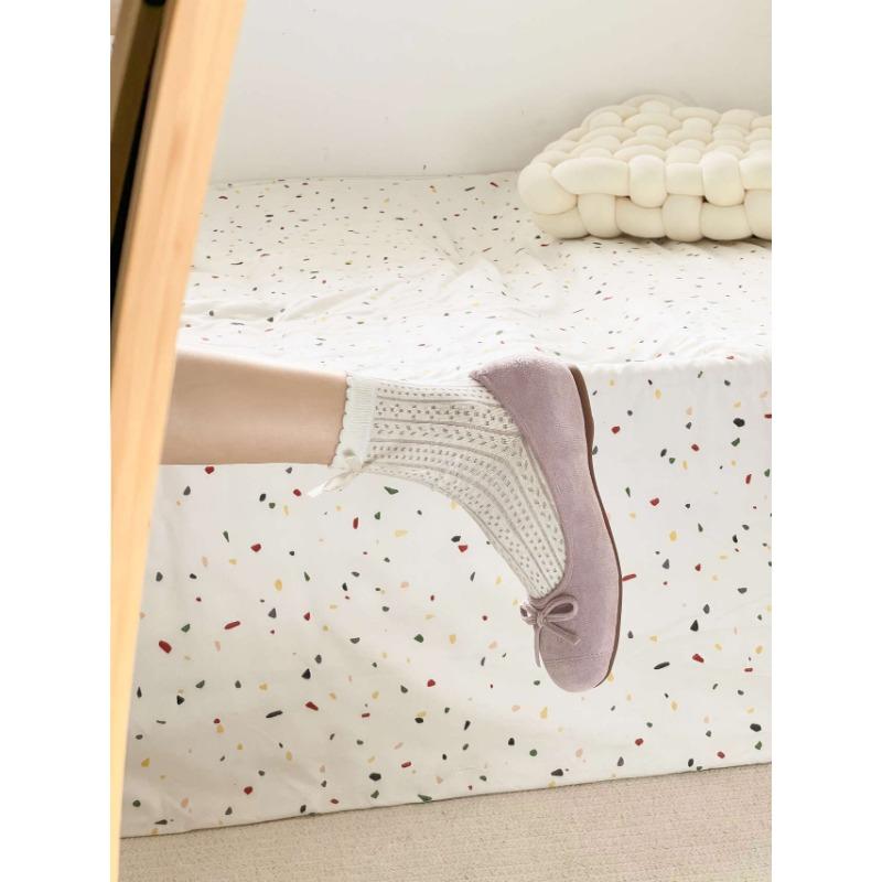 Retro Women's Shoes Square Toe Height-increasing, Shallow Toe Flat Single Shoes New Style