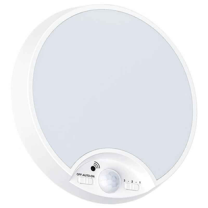 Yuqilong Rechargeable Motion Sensor LED Ceiling Light, 6000K White with Remote