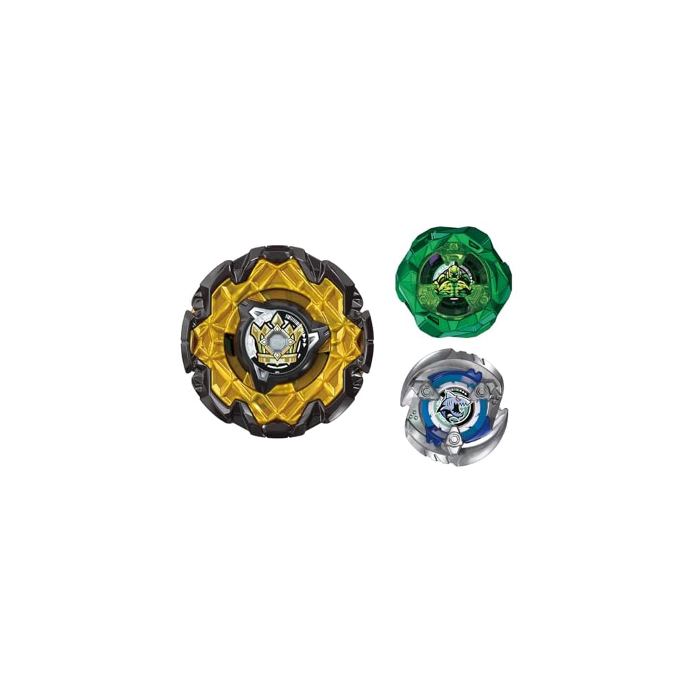 Takara Tomy Beyblade X CX-11 Emperor Might Deck Set with 2 Launchers and 3 Discs