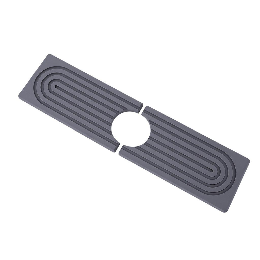 Faucet Mat for Kitchen Sink Diatomite Fast Drying Stone Sink Tray Super Absorbent Faucet Splash Guard for Bathroom