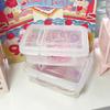 Plastic Card Film Storage Box Transparent Photocard Collection Case Flip Lip Card Holder Box  DIY