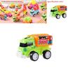 Simulation Mini Inertia Color Engineering Vehicle Children Toy For Early Development