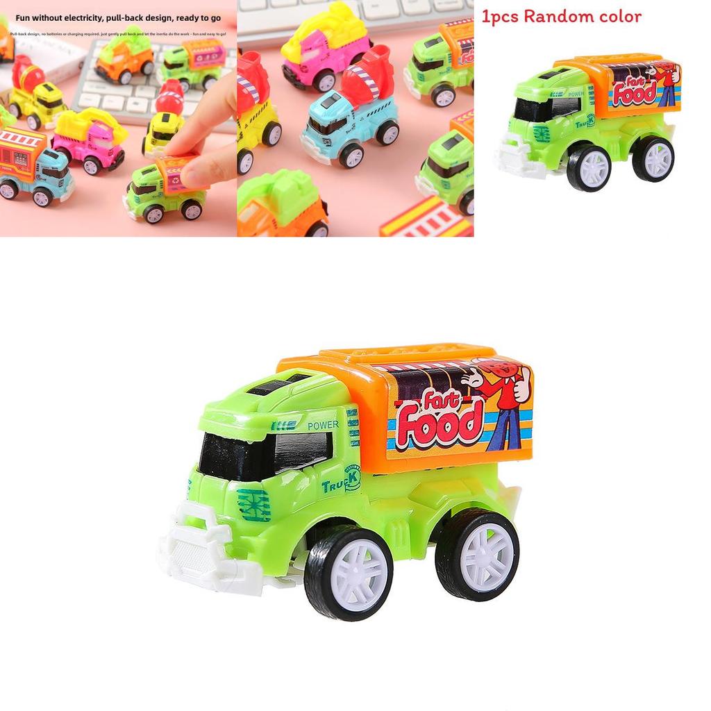 Simulation Mini Inertia Color Engineering Vehicle Children Toy For Early Development