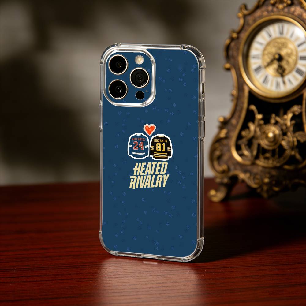 H-Heated Rivalry Phone Case For iPhone 17 16 15 14 13 12 11 Mini Pro Max Plus Transparent Cover