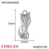 3PCS/LOT CARLIDANA Handmade Gold Plated Stainless Steel Charms, Sun Star Flower Butterfly Pendants for Bracelet Necklace Making