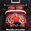 Lamine Yamal Design Bed Bedding Set 1 Duvet Cover + 2 Pillowcases Soft Breathable Household Bed Linens