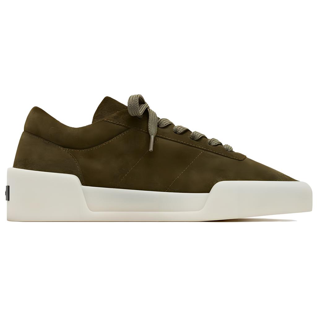 Fear Of God Aerobic Leather Fashion Comfortable Low-Top Sneakers Men sneakers Green FGE280-101SUE-345