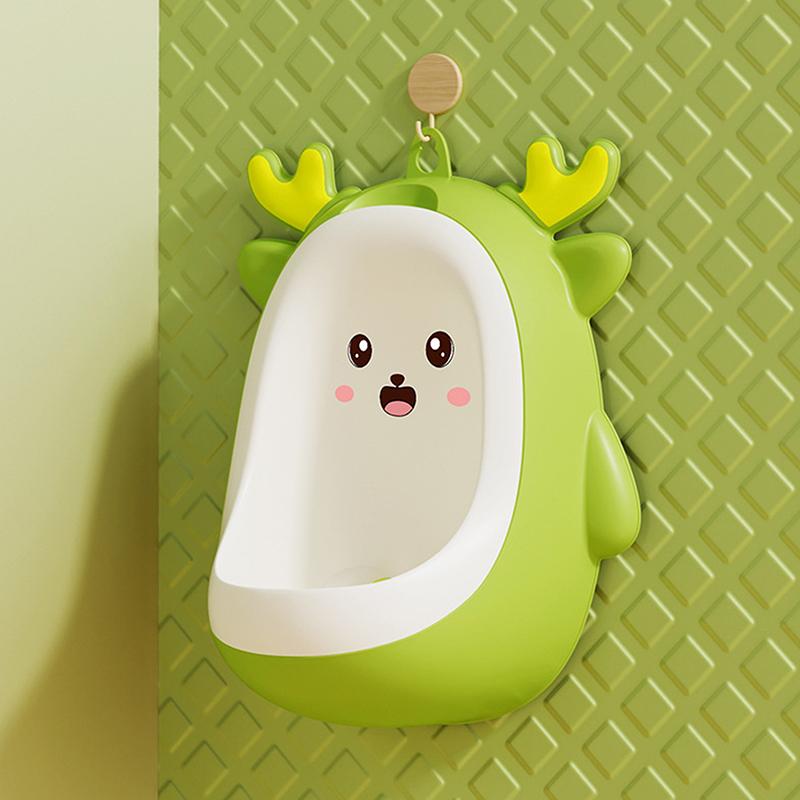 Entrenador de Orina Colgante, Orinal de Pie, Inodoros Urinarios de Dibujos Animados Montados en la Pared, Orinal Entrenador de Dinosaurio para Niños
