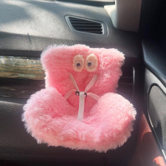 Doll Car Seat with Air Vent Clip Desktop Doll Safety Seat Charming Car Ornament for Doll Collectors And Fans