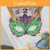 Anna Princess Carnival Face Mask With Diy Design For Halloween And Festival Party