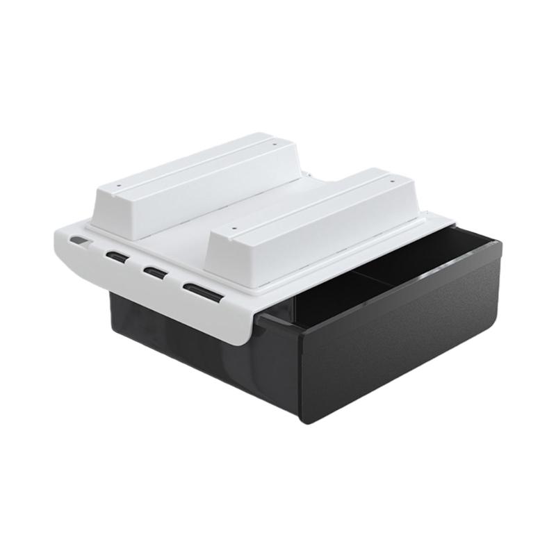 Space Saving Under Desk Storage Drawer Polypropylene Construction Workspaces Organizer Easy Installation Box