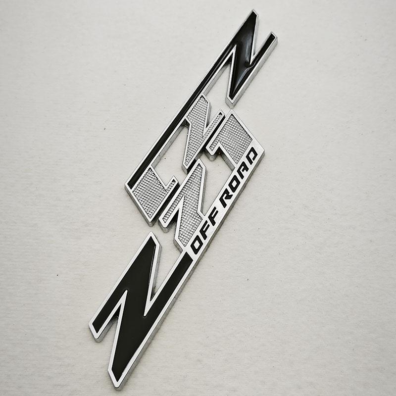 3D Metal Car Styling Logo Z71 OFFRoad Grille Badge Sticker Emblem For Chevrolet Silverado Equinox Colorado Blazer Traverse Tahoe