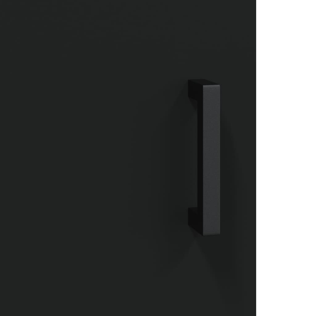 TV Cabinet Black 150 x 30 x 50 cm Particleboard