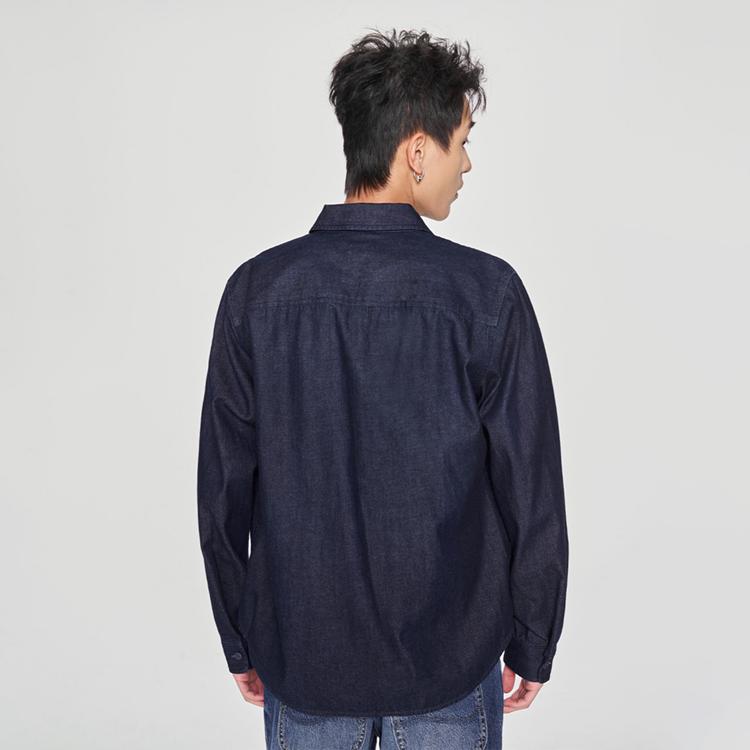 Lee Shirts Men's Lapel Moderate Denim LMT0097916DE00F898L00