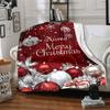 Merry Christmas Home Customize Your Name Blankets Soft And Cozy For All Seasons Perfect For Picnics Sofa Office Bed Living Room Ideal Gift For Friends
