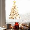 Christmas Tree Window Cling Removable Waterproof PVC Winter Merry Christmas Static Glass Sticker Holiday Party Decoration Decal
