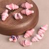 10pcs Ocean Conch Shape 20x11mm Colorful Glazed Ceramic Porcelain Loose Beads For Jewelry Making DIY Crafts Findings