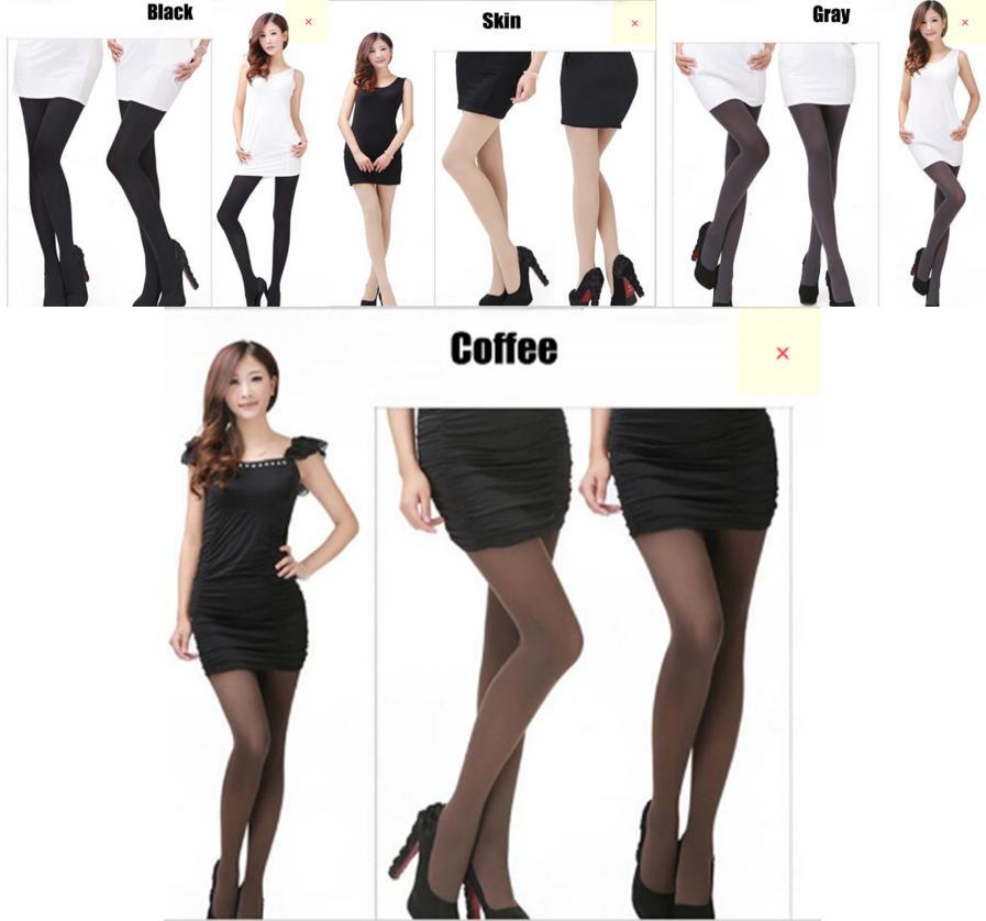Fashion Women's All-match 80d Silk Slim Pantyhose Stockings Hosiery In Luxurious Black