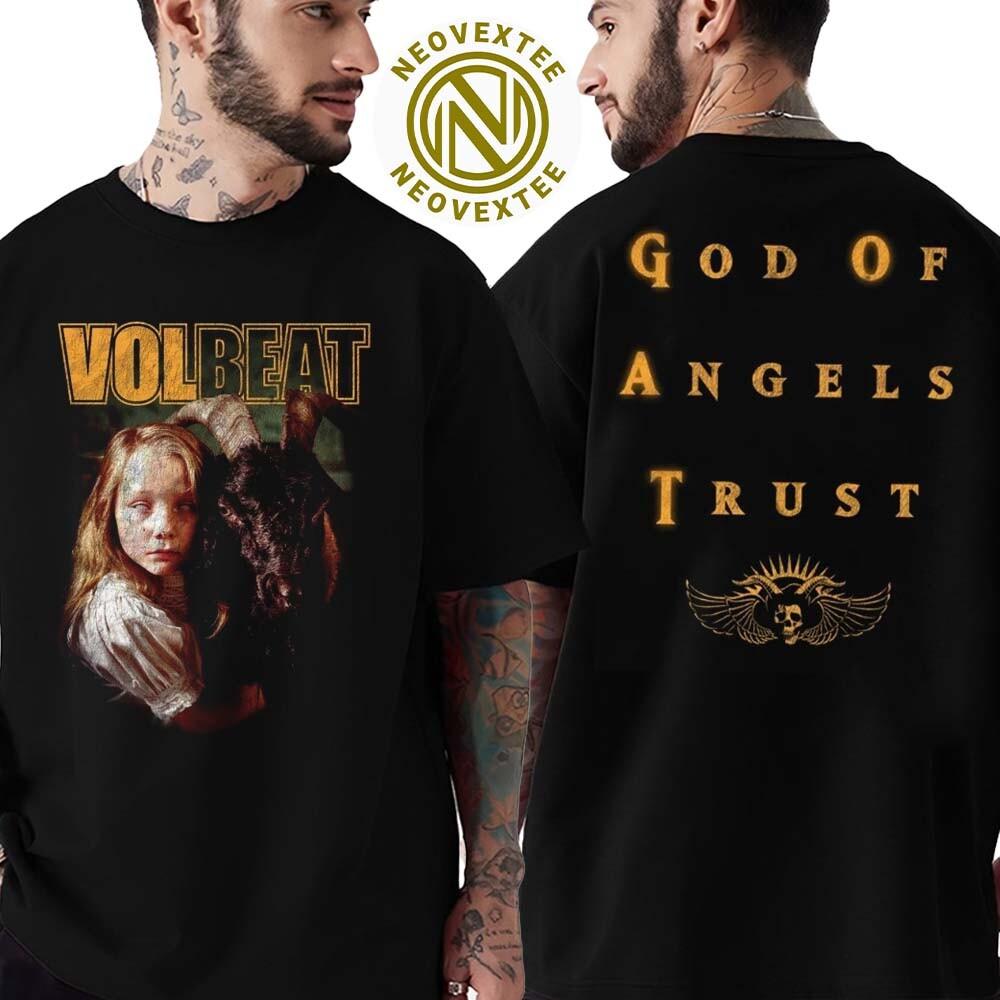 Volbeat Official Merch God Of Angels Trust Goat T-Shirt Unisex T-Shirt XXXXL