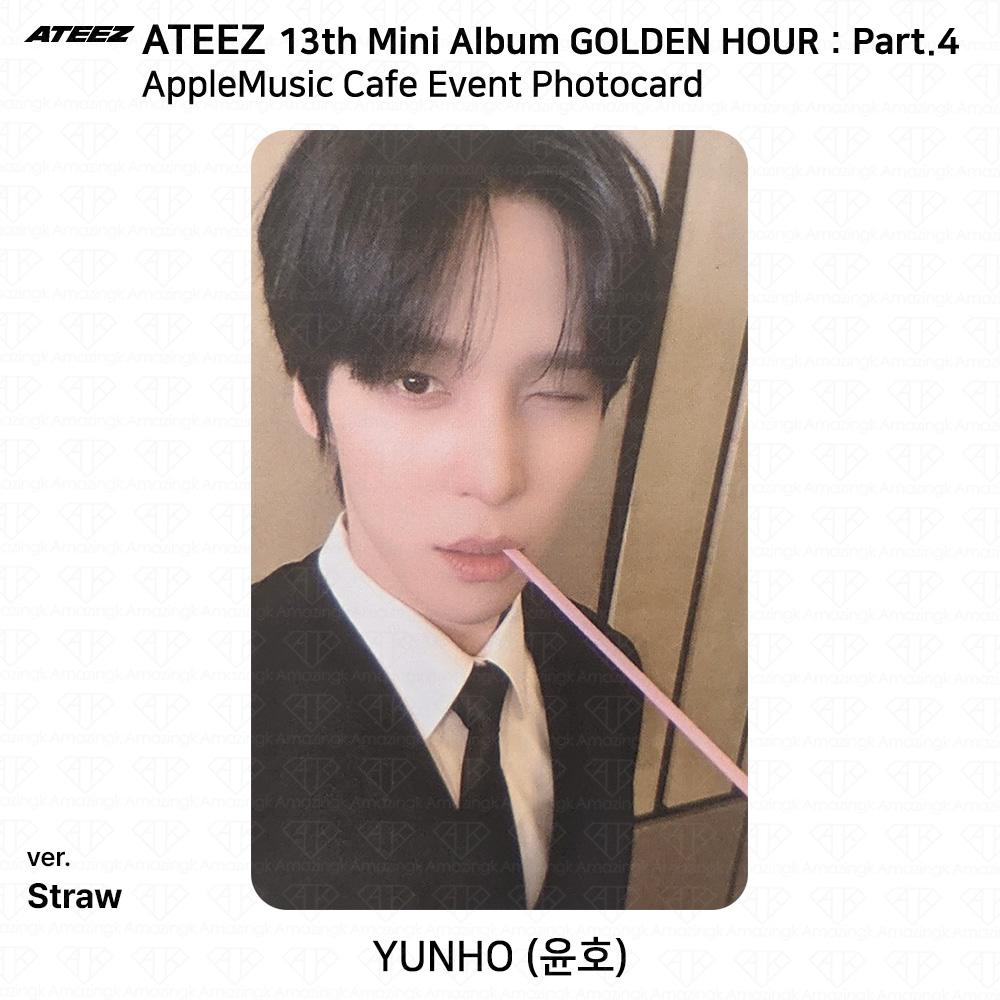 ATEEZ 13th Mini Album Golden Hour Part.4 AppleMusic Cafe Event Photocard