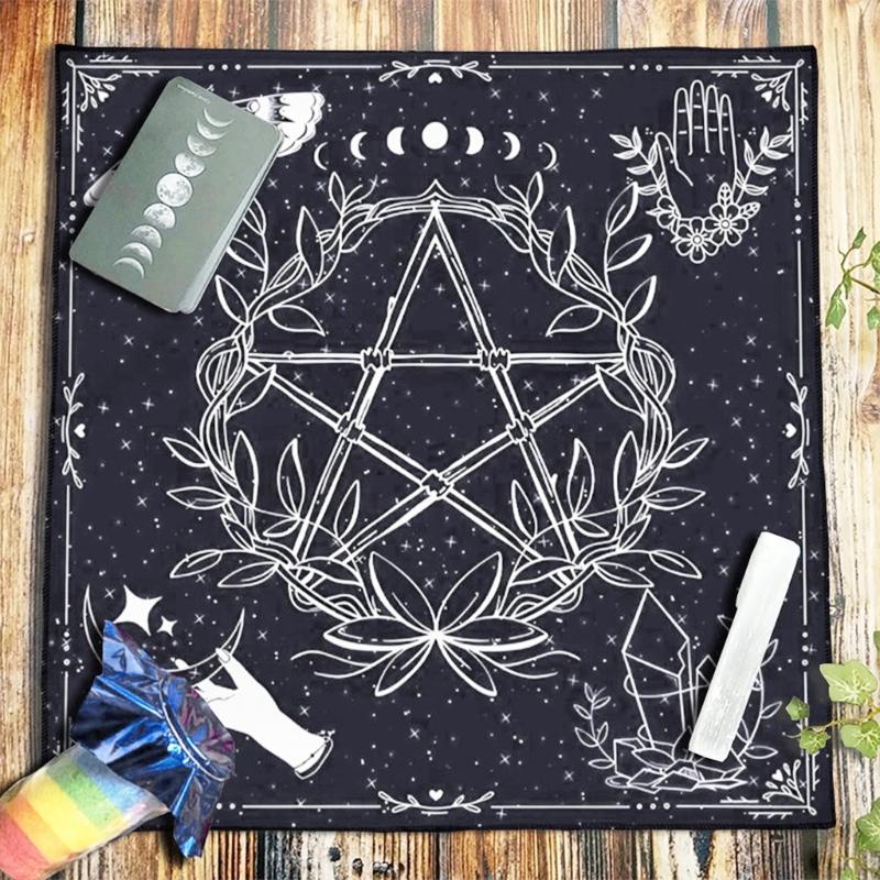 Metaphysical Game Mat Pendulum Divinations Altar Tablecloth Board Game Card Pad