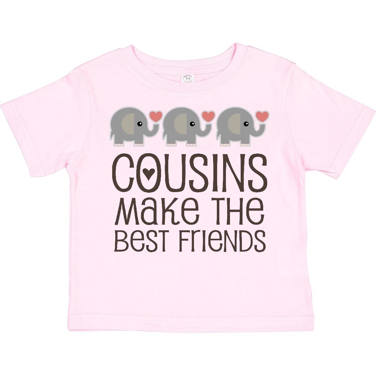 Inktastic Cousins Make The Best Friends Toddler T-Shirt Cousin Childs Crew Boys 140