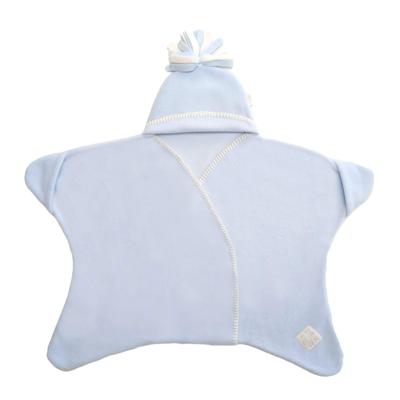 Tuppence Crumble Star Wrap Stirrup dla miesięcy Pastel Blue & 0-4